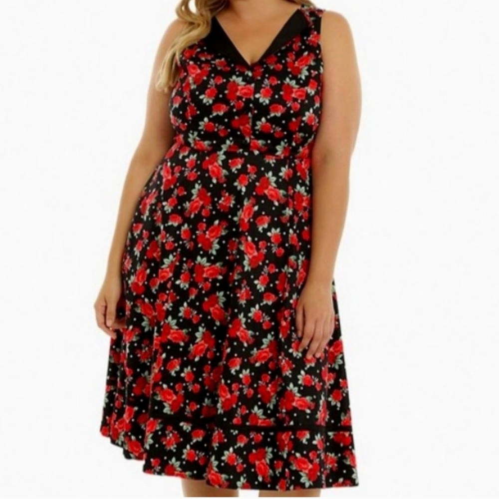 Torrid Retro Chic Floral Dress